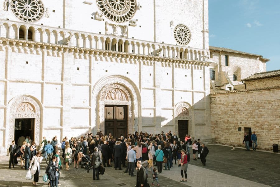 cathedral san rufino wedding