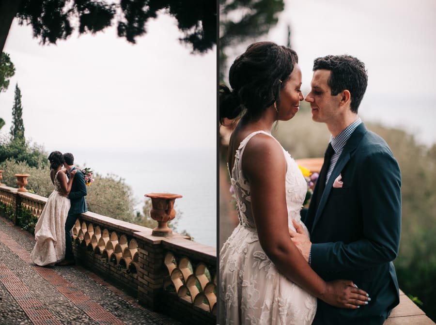 small wedding in Taormina